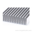 Wave metal aluminum fins for intercooler